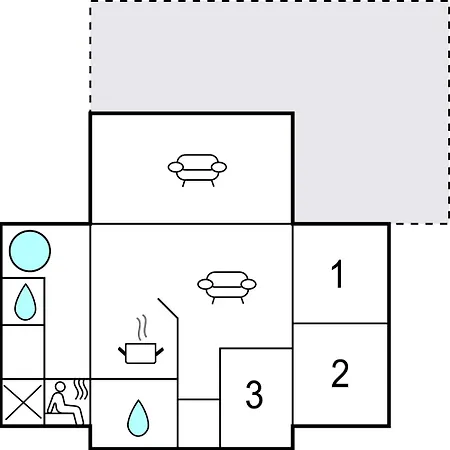 Дом отдыха 3 Bedroom In *